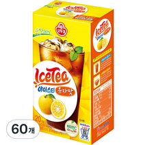 오뚜기 아이스티 유자맛, 14g, 60개