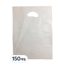 팩스타 펀칭 비닐 포장봉투 가로 25cm x 세로 35cm PE25, 투명, 150개입