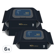 노프러블럼 물때제거 화장실 세정티슈, 6개