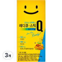 레디큐 스틱 오리지널 맛있는 숙취해소 젤리 10p, 180g, 3개