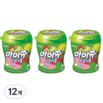 크라운 마이쮸 용기 사과, 110g, 12개