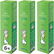 제니튼 닥터제니 어린이 치약, 60g, 6개