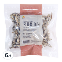 이미지 국물용 중대멸 멸치, 180g, 6개
