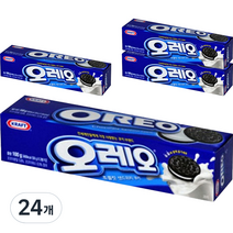 오레오 초콜릿 샌드위치 쿠키, 100g, 24개