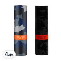 그라펜 트리플 핸섬 남성 립밤 4.3g + 컬러 남성 립밤 4.3g 세트, 혼합색상, 4세트