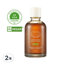 쥬스투클렌즈 비니거 콤부차 비건 에센스, 2개, 150ml