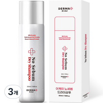 아케이 더마 노세범 드라이샴푸 프레쉬 우디머스크향, 222ml, 3개
