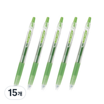 파이롯트 쥬스 젤잉크펜 0.38mm, 애플그린, 15개