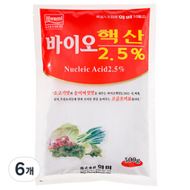 화미 바이오핵산 2.5%, 500g, 6개