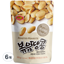 머거본 볶음땅콩, 300g, 6개