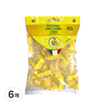 사포리 디 포지타노 레몬맛 캔디, 125g, 6개
