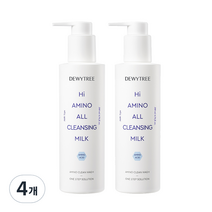 듀이트리 하이 아미노 올 클렌징 밀크, 4개, 200ml