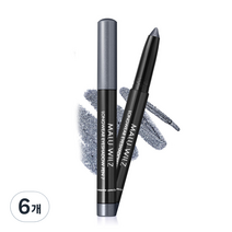 마루빌츠 롱웨어 아이섀도우 펜 1.4g, 7호 네이비블루, 6개