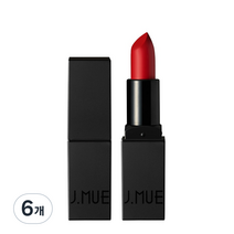 제이뮤 마이 디어 립스틱 3.5g, 4호 체리레드, 6개