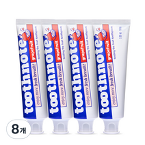 투스노트 테라피 치약 자몽향, 100g, 8개