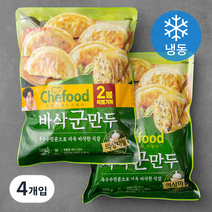 쉐푸드 바삭 군만두 (냉동), 385g, 4개입