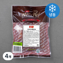 웰쉐프 한양 무뼈 불닭발 (냉동), 300g, 4개