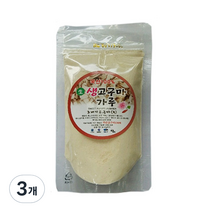조내기고구마 생고구마 가루, 100g, 3개