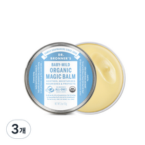 닥터브로너스 베이비 마일드 오가닉 매직밤 무향, 57g, 3개
