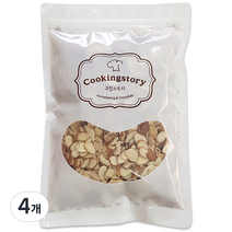 쿠킹스토리 아몬드슬라이스, 500g, 4개