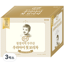 순작 청정지역 무주산 우리아이 첫 보리차 24p, 보리맛, 192g, 3개