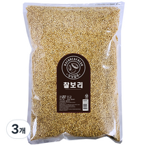 싱싱잡곡 찰보리쌀, 7kg, 3개