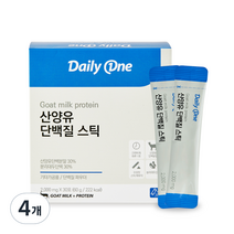 데일리원 산양유 단백질 스틱 30p, 4개, 60g