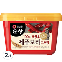 청정원 제주보리 고추장, 500g, 2개