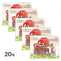 수제미트 강아지 건조간식 150g, 오리슬라이스, 20개