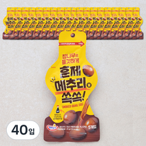 행복담기 훈제 메추리알 쏙쏙, 25g, 40입