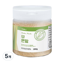 고미네 무 분말, 200g, 5개