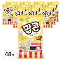 사조 전자레인지용 팝콘 버터맛, 80g, 48개
