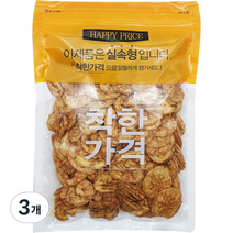구운 바나나칩, 3개, 400g