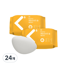 레인보우샵 과탄산소다 솝 세탁비누, 160g, 24개