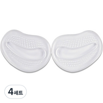 나음다름 충격 흡수 발바닥 보호대 좌 + 우 세트 투명, 4세트