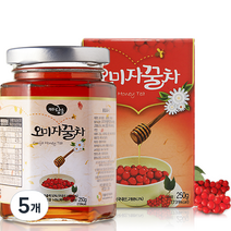 제주담움 오미자꿀차, 250g, 5개