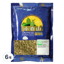소백산영농조합 유기농 찰녹미, 500g, 6개