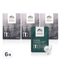 맨허스트 쉐이빙젤 휴대용 파우치 10p, 40g, 6개