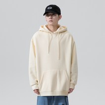스타빈 무지컬러 루즈핏 후드티