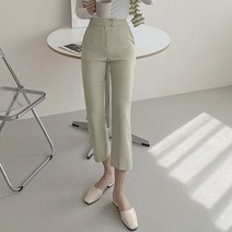 큐니걸스 여성용 155Line 언발코2 속밴드 슬림 일자 슬랙스