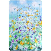 퍼즐갤러리 일러스트 치매예방 효도 판퍼즐 나비 그 곳에 가면 마타탄 M, 1개, 35피스