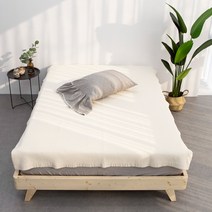 까사엘 뽀송뽀송한 사계절 데일리 목화솜 패드, 아이보리