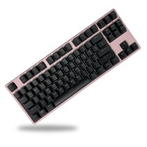 몬스타기어 카일 적축 유선키보드, 텐키리스, NINJA 87K5, M 핑크