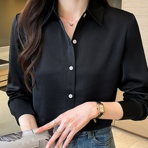 포플러앤씨 달티 세틴 블라우스