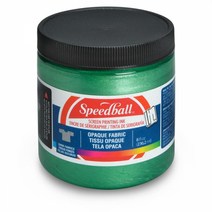 스피드볼 패브릭 실크스크린 오패큐 잉크, Emerald, 236.2ml