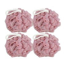 샤바스 탱글한 샤워볼 45g, 핑크, 4개