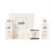 퓨토 시크릿 진정보습 대용량 샴푸 앤 바스 400ml + 마일드로션 400ml + 내추럴 솝 100g x 2p 기획세트, 1세트