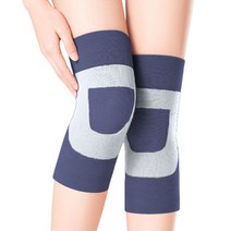 쿼르디 무릎 보호대 헬스 스포츠 생활 무릎 패드 네이비그레이, 2개