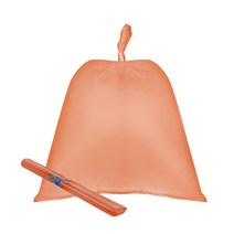 킹스봉 비포 비닐 봉투 대 62 x 80 cm 40L~60L 주황색 50p, 1개