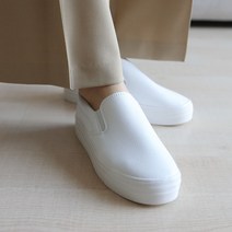 콤마슈여성 쿠션 베이직 사이드밴딩 통굽 슬립온 SD252